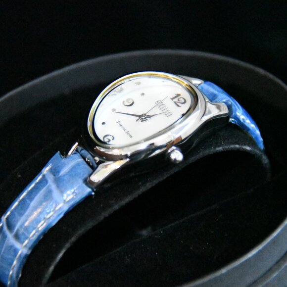 ECCLISSI Sterling Silver Woman's Watch, model 22690 with Leather Band - Picture 10 of 11